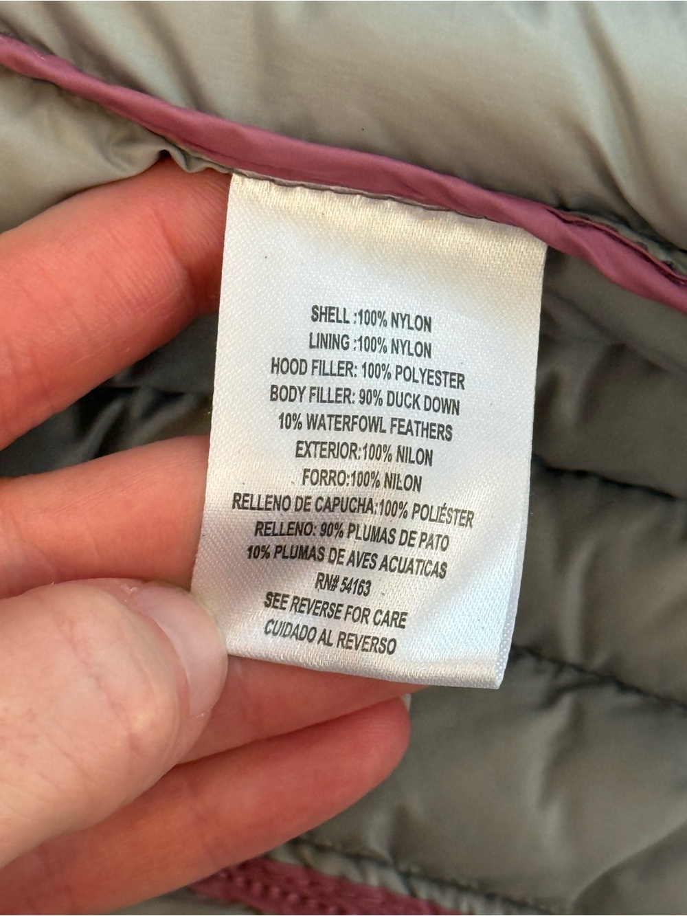 Andrew Marc Packable Lightweight Down Puffer Jacket Hooded Gray Size Small - Picture 8 of 9